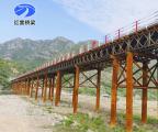 沿太行山高速公路西延項目YXTJ-1標鋼便橋施工工程